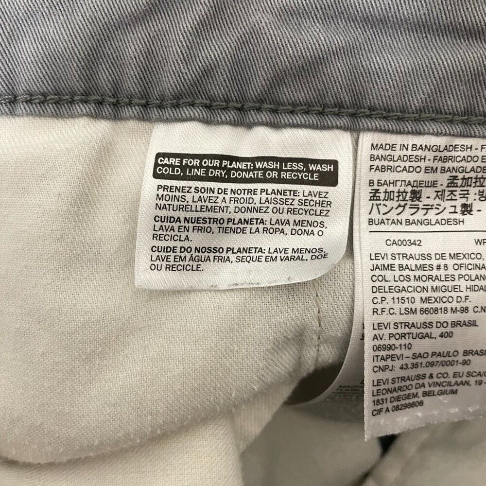 Levis Pants Mens 29x30 Grey Cargo Joggers Casual Tapered Pockets Outdoors Gorp - Picture 6 of 9